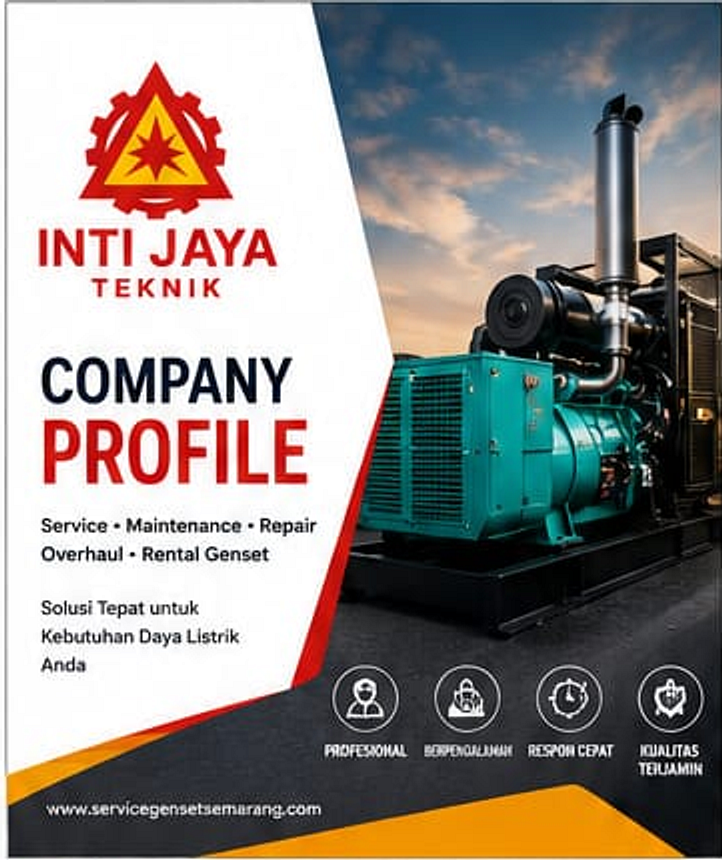 Genset industri Inti Jaya Teknik