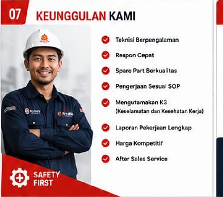 Teknisi berpengalaman Inti Jaya Teknik